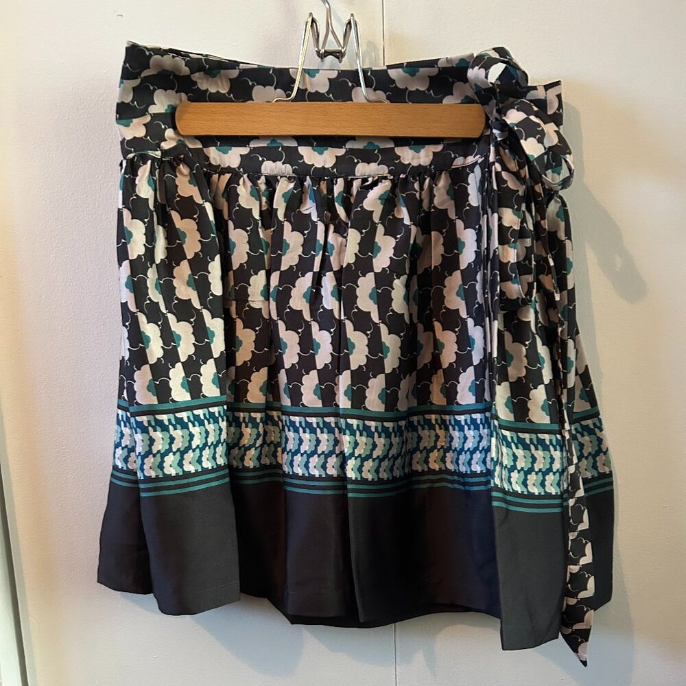 Cotélac WrapAround Patterned Skirt Size 1
